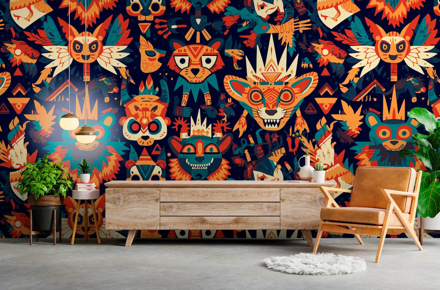 Papier Peint Enfant Amazonie Mystique