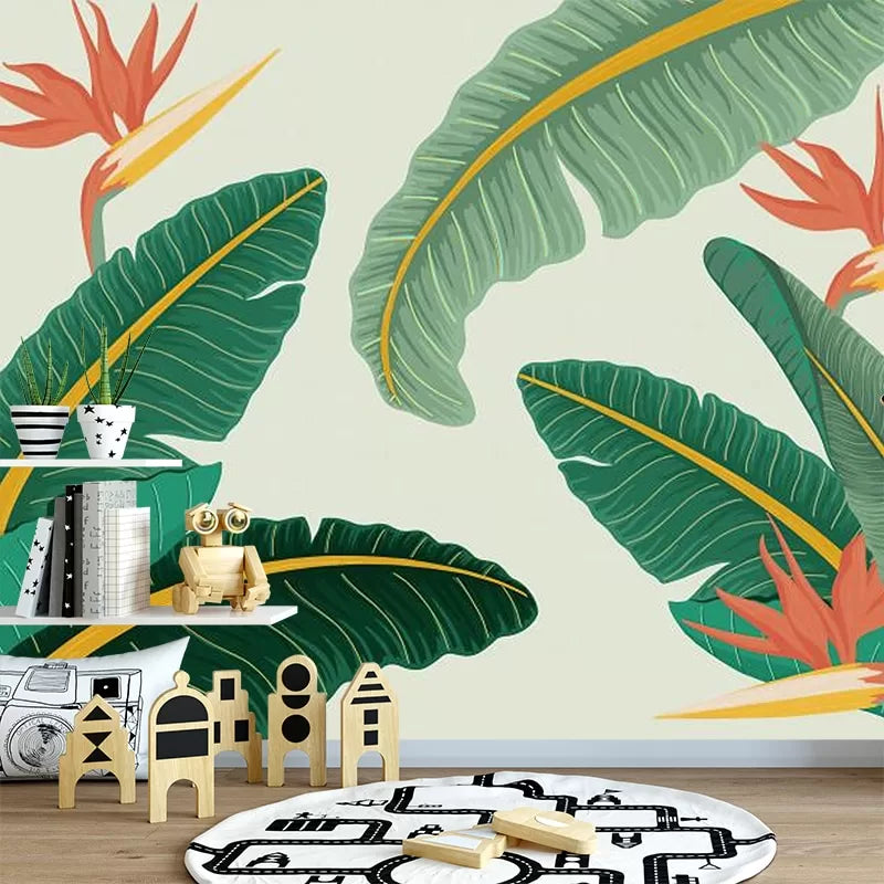Papier peint Papier peint enfant moderne plantes tropicales tropical aux apportera