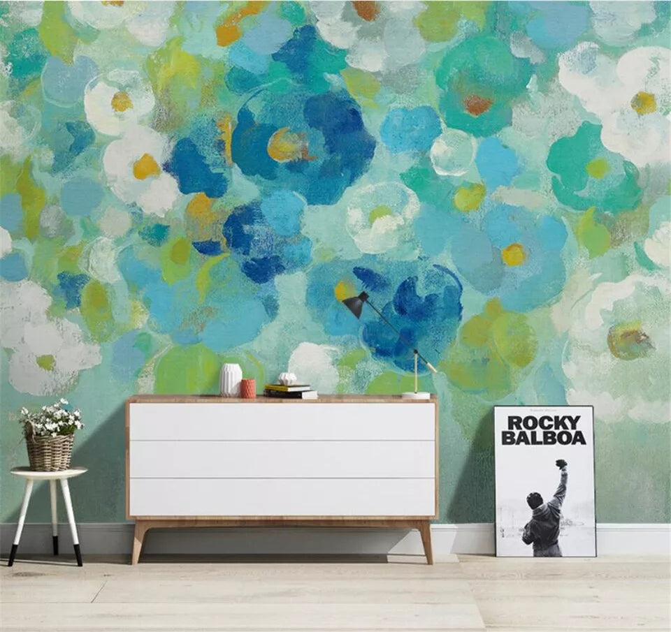 Papier peint Papier peint floral abstrait apportera une fraîche
