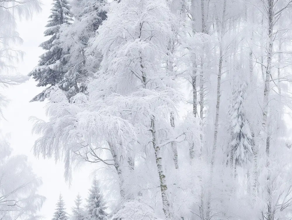 Motif Papier Peint Panoramique Neige