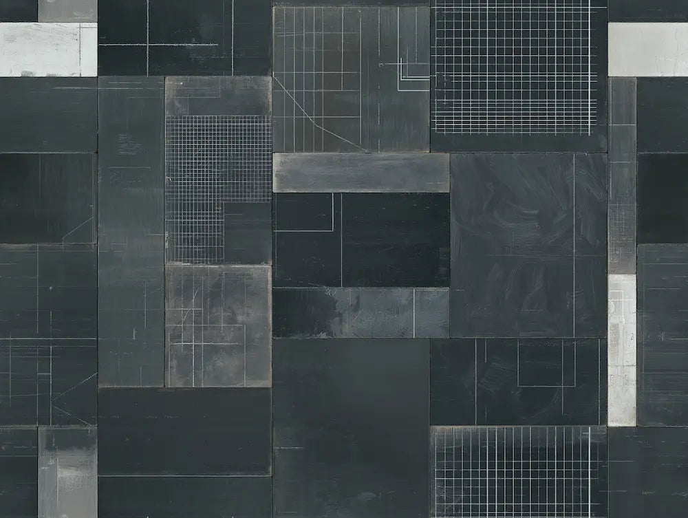 Motif papier peint ardoise