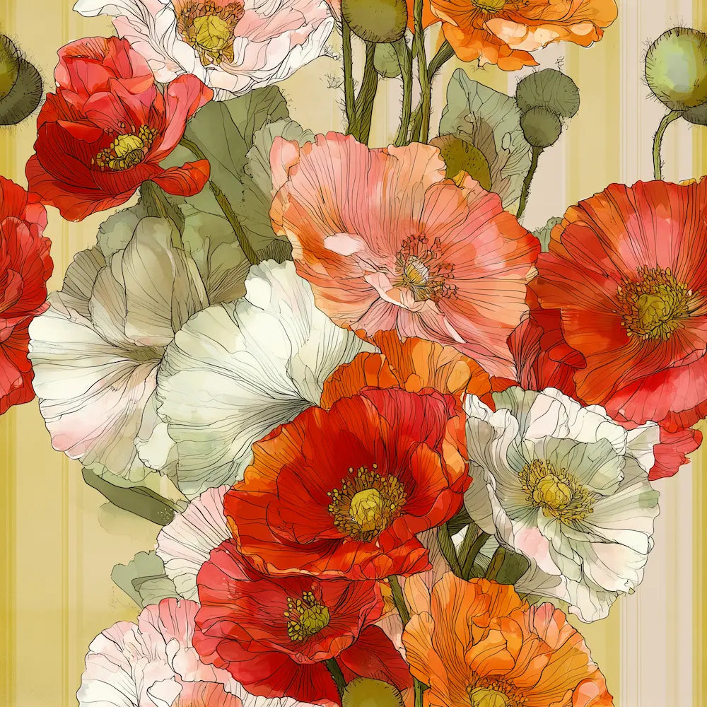 Motif papier peint kenzo