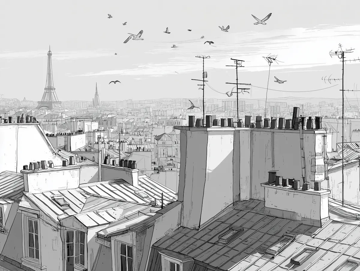 Motif papier peint nom de ville