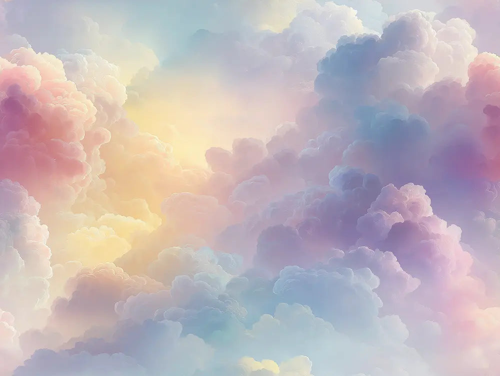 Motif papier peint shabby chic