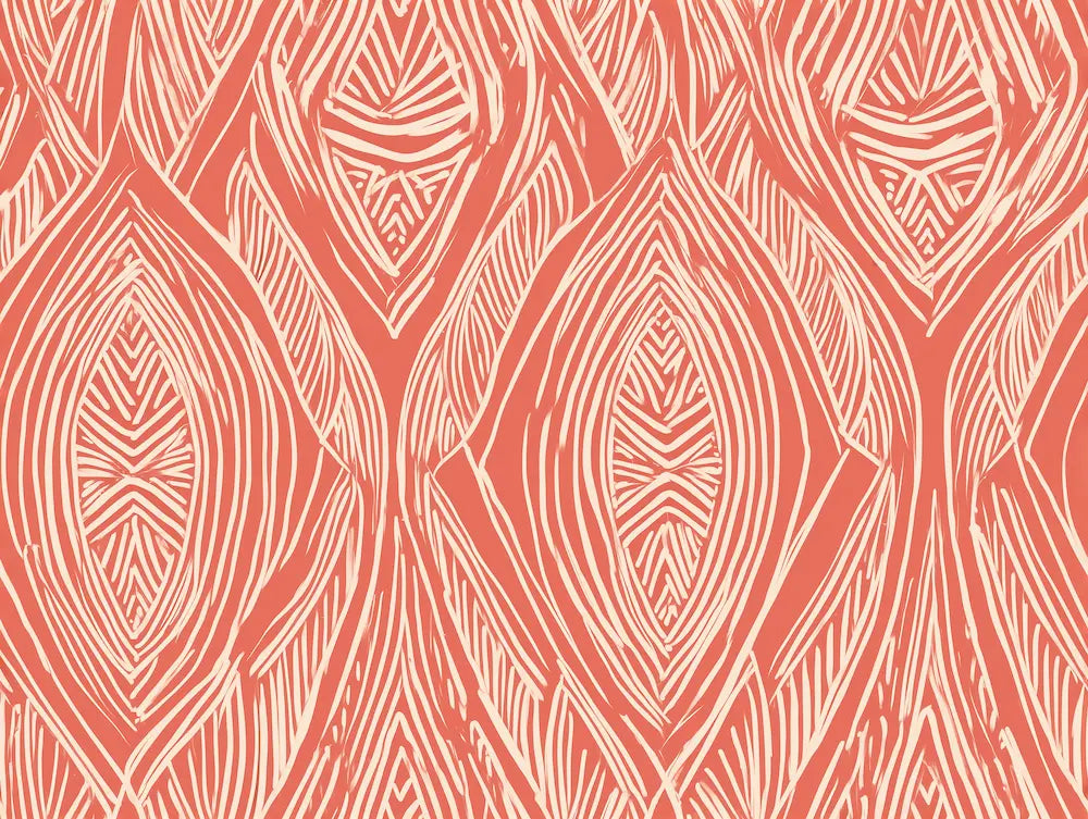 Motif papier peint wax