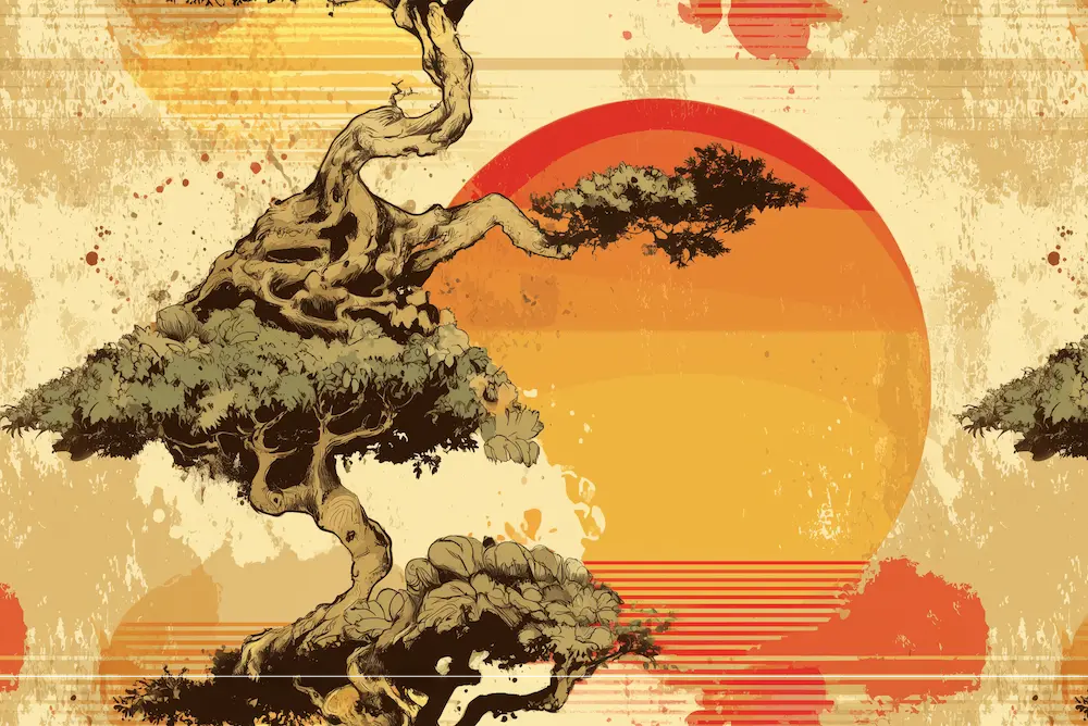 Motif tenture murale grande taille