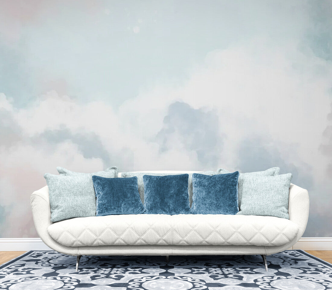Papier peint Papier peint nuages clairs de nuages romantique