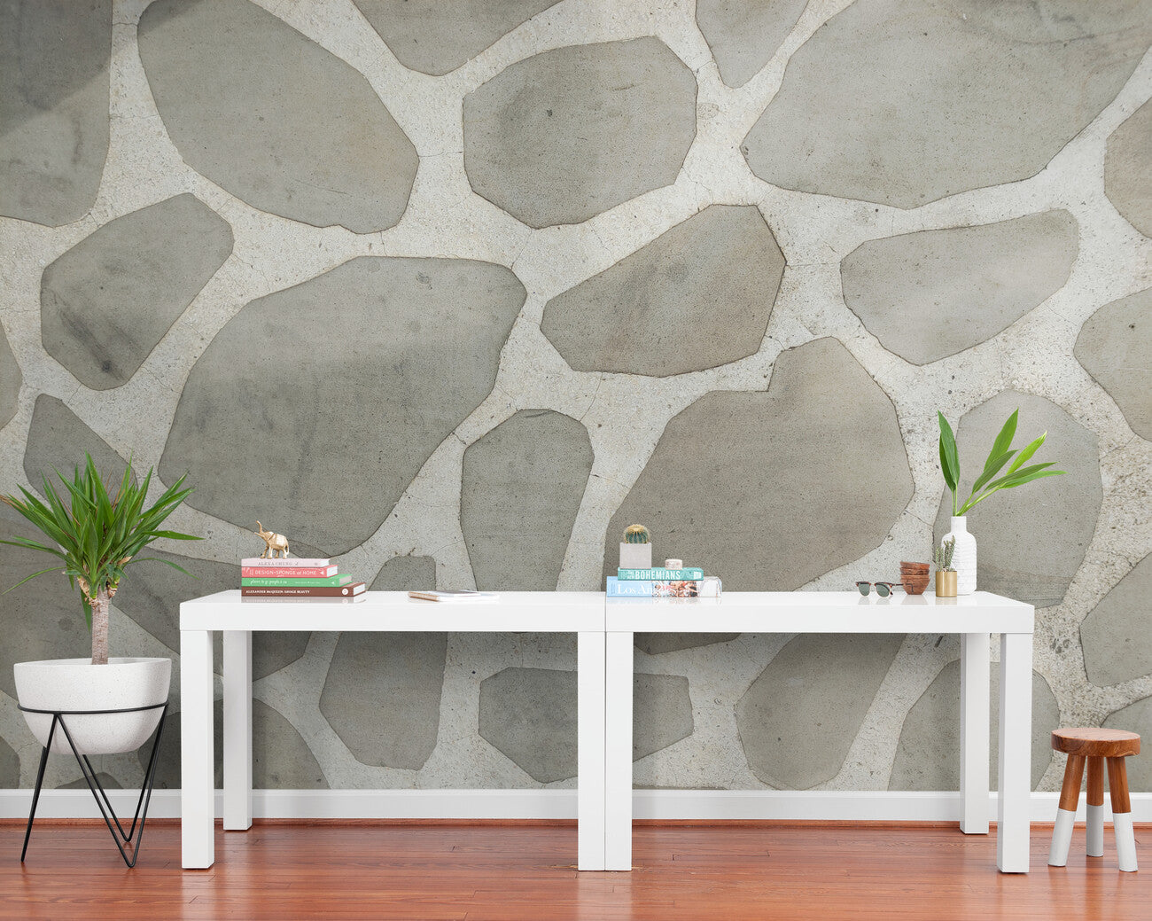 Papier peint Papier peint pierre grise de pierres apporte