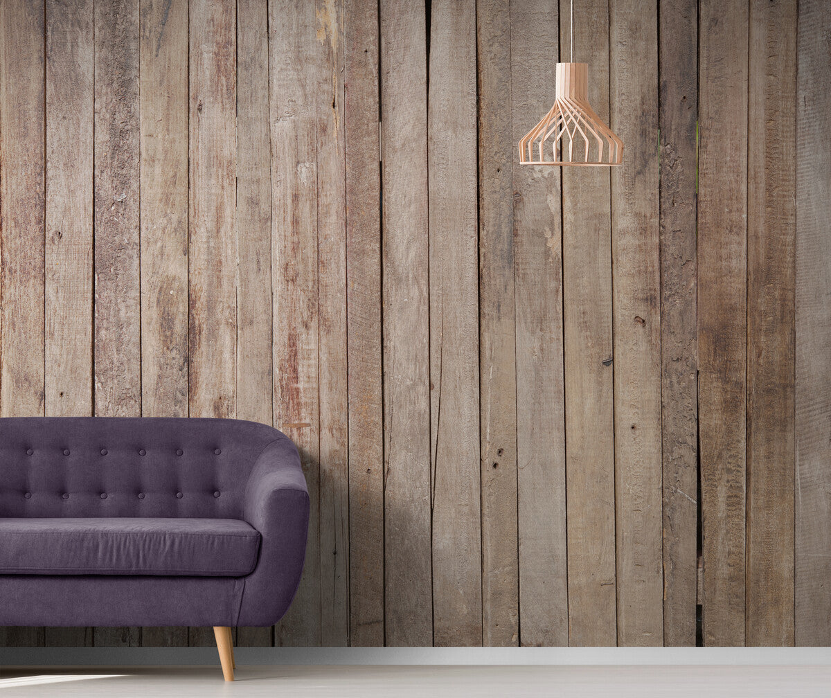 Papier peint Papier peint planches de bois marron clair bois brut, scandinave