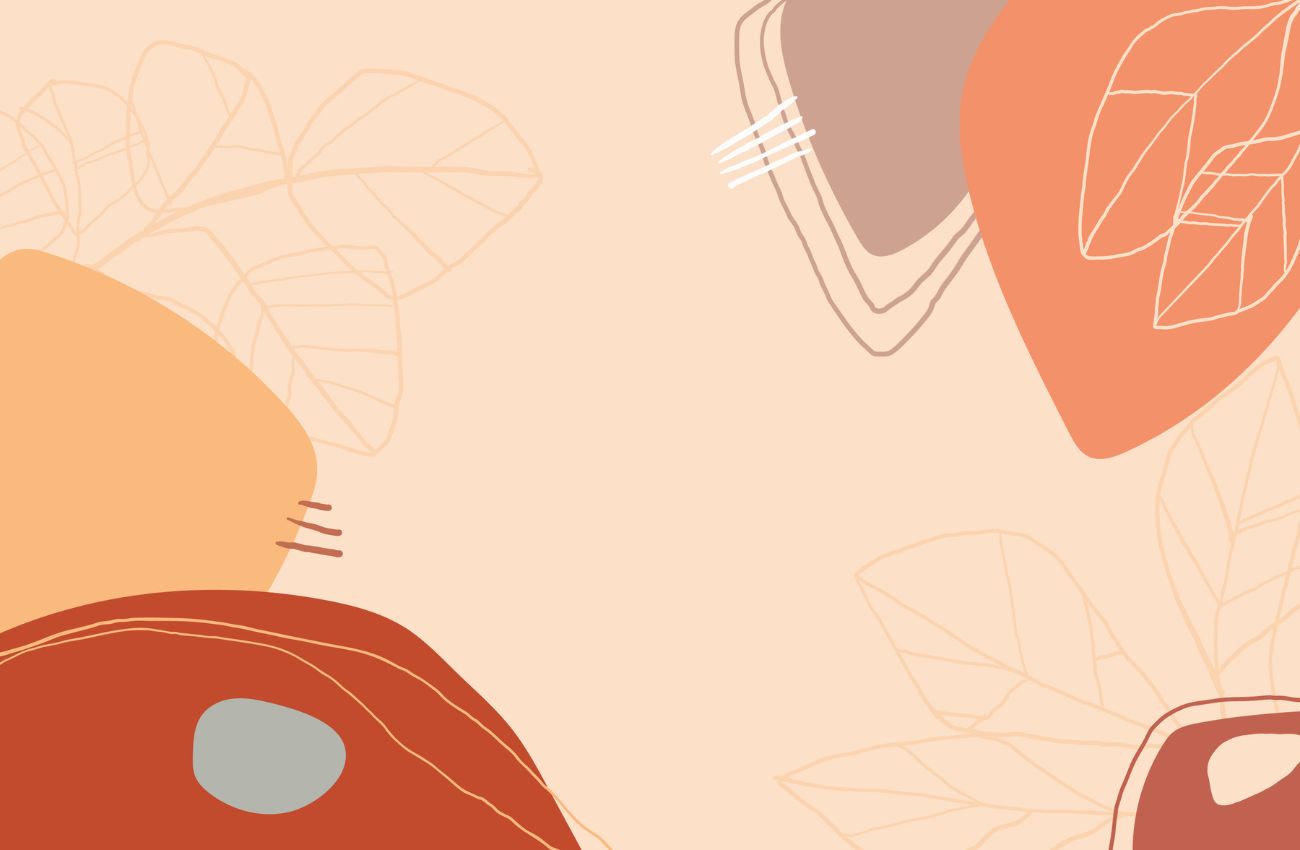 Papier peint beige et terracotta