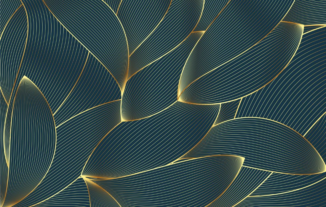 Papier peint Papier peint couloir moderne élégant de floral