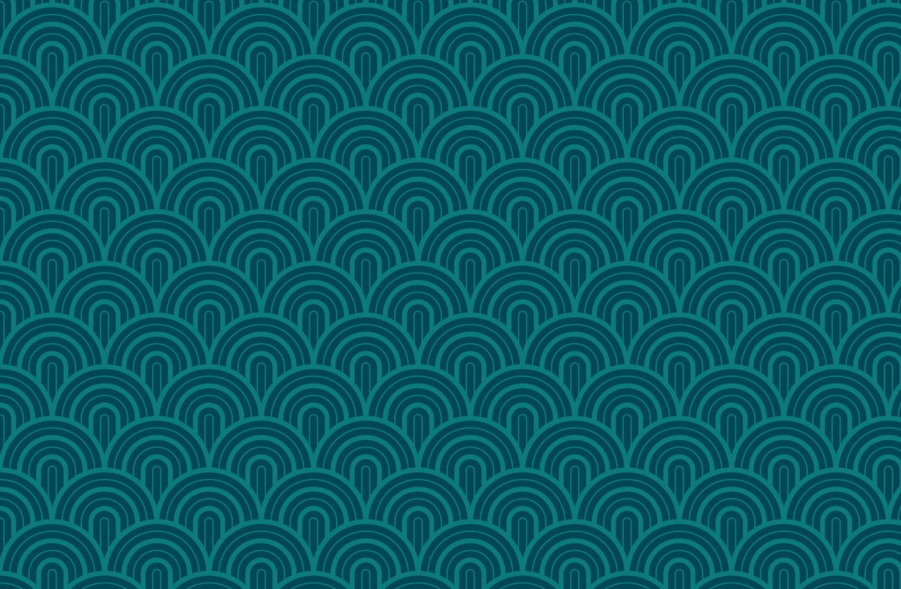 Papier peint Papier peint scandinave bleu canard répétitif de géométrique