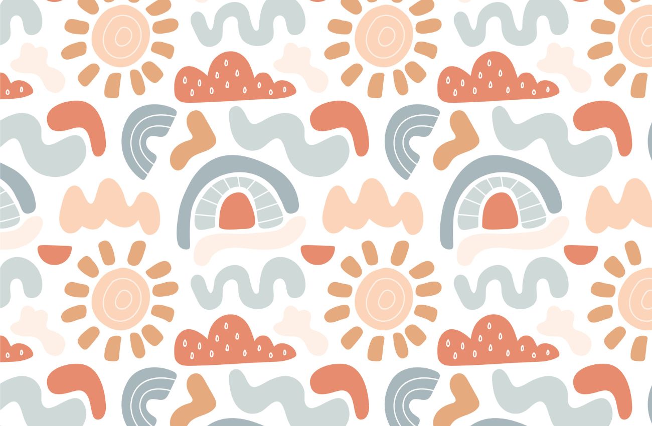 Papier peint terracotta enfant