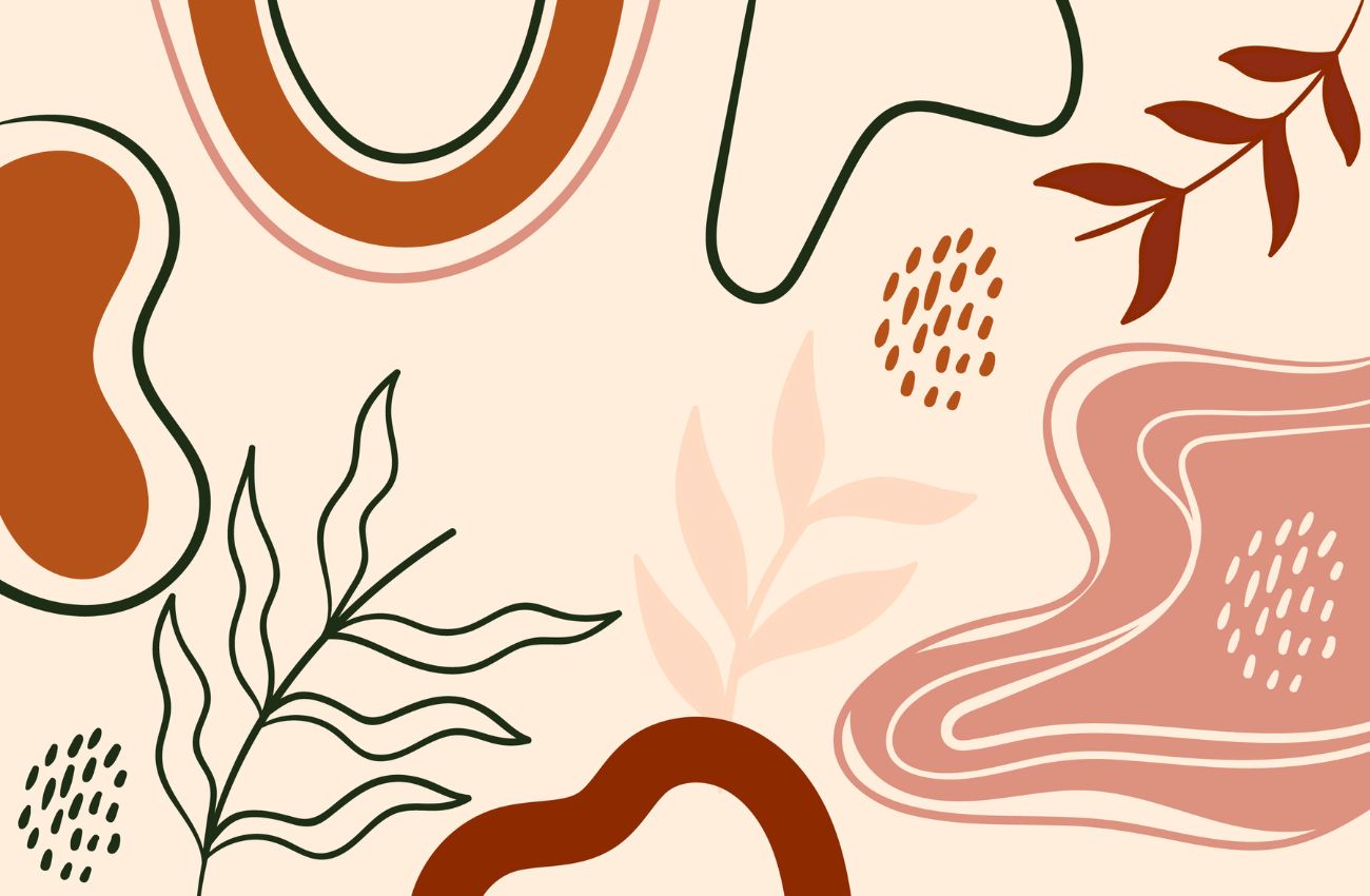 Papier peint intissé terracotta