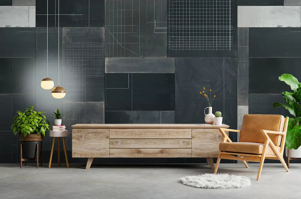 papier peint ardoise