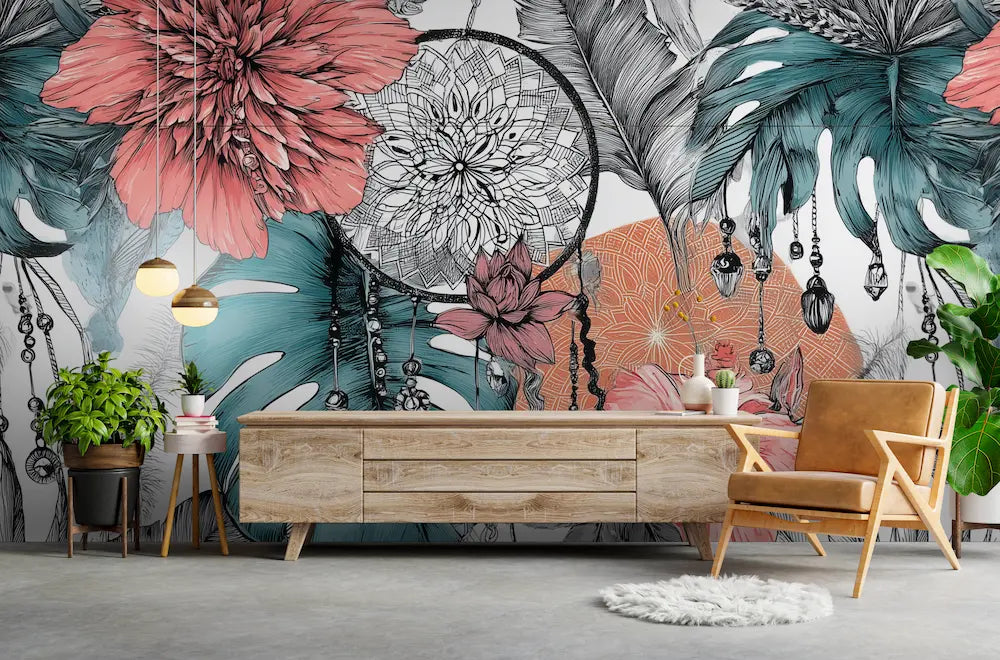 papier peint attrape reve