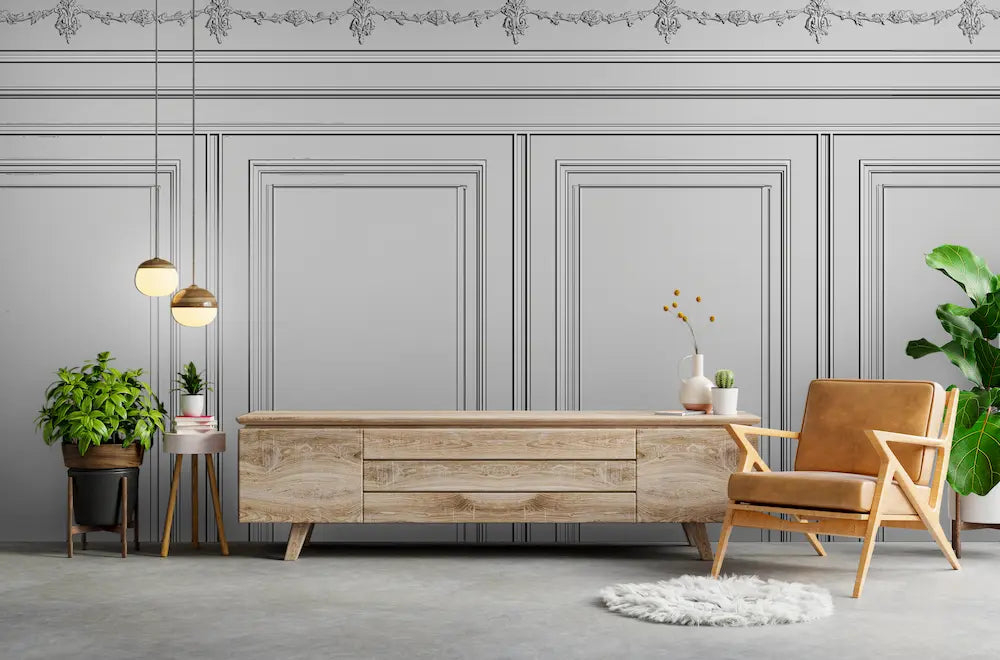 papier peint boiseries haussmann