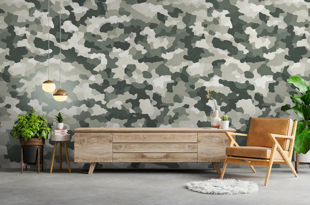 papier peint militaire