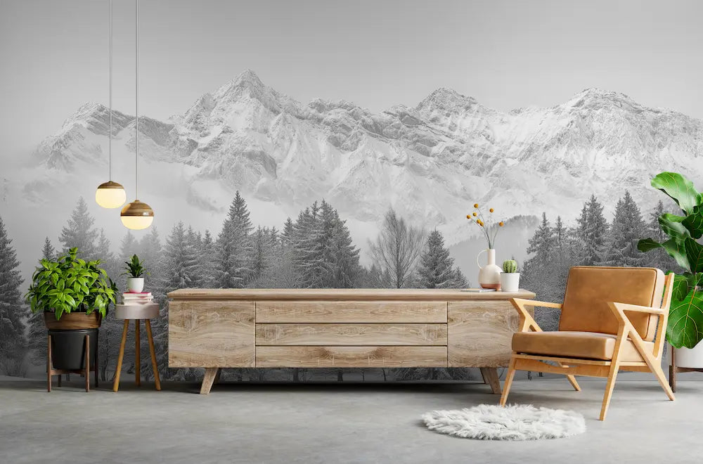 papier peint paysage hiver