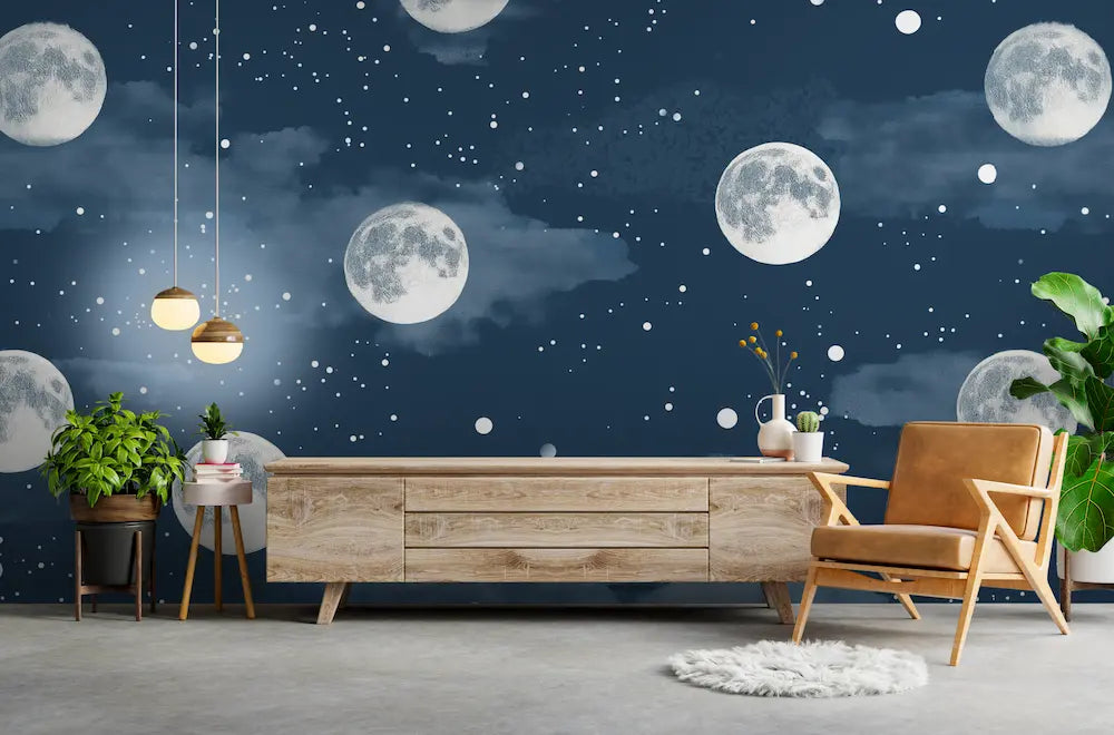 papier peint phosphorescent