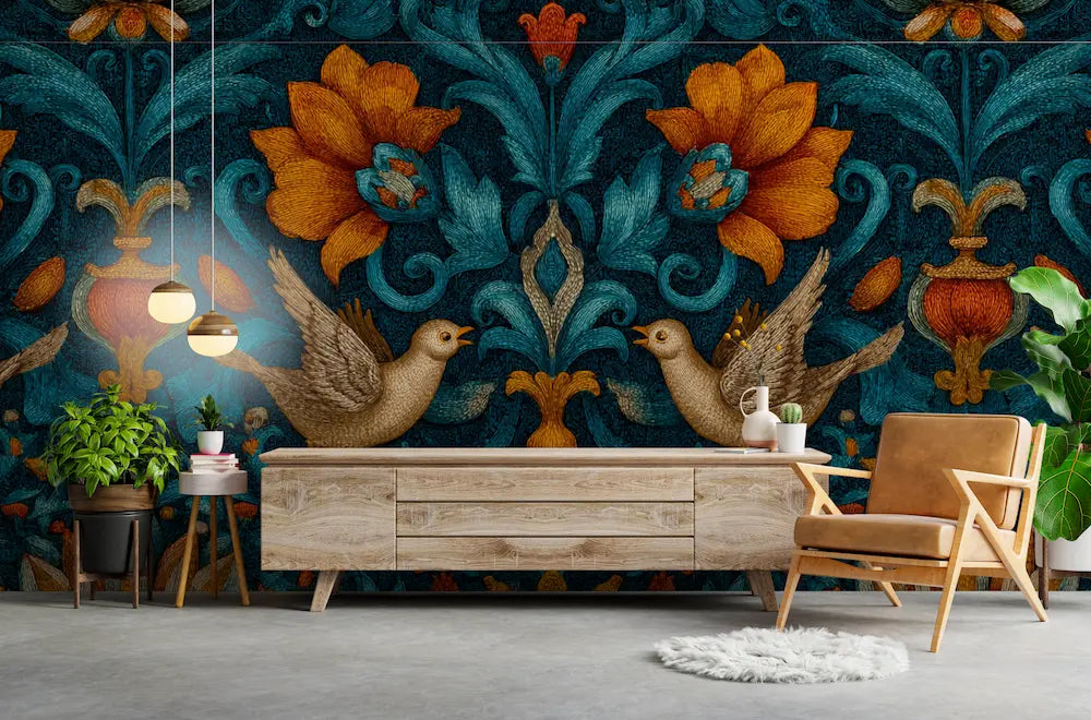 tenture murale médiévale