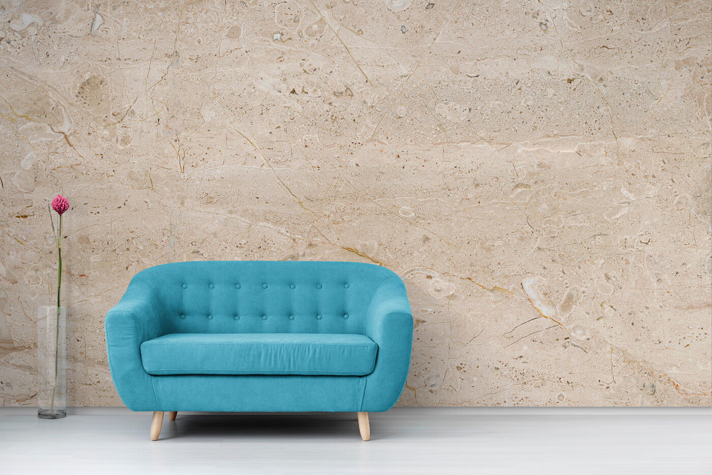 Papier peint Papier peint pierre beige de marbre italien,