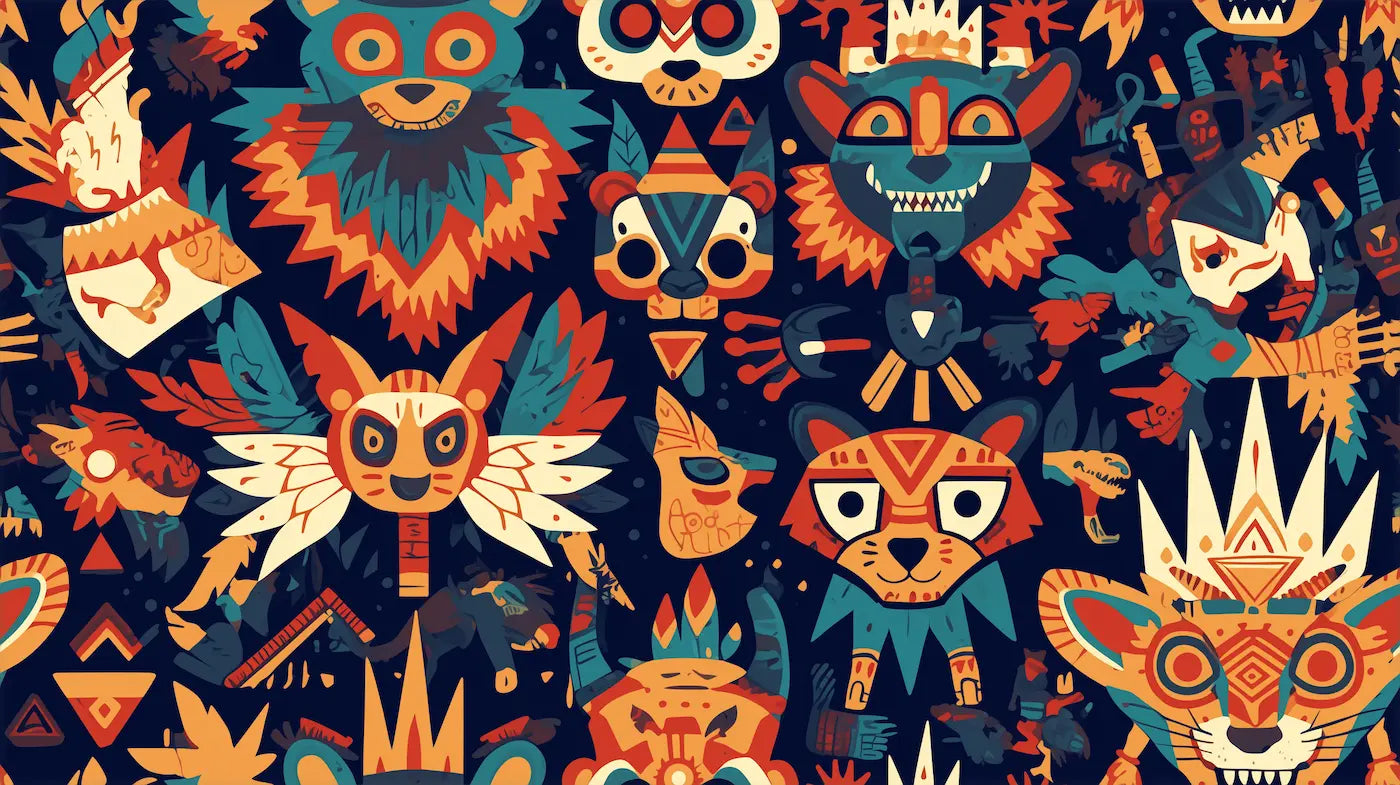 Papier Peint Enfant Amazonie Mystique