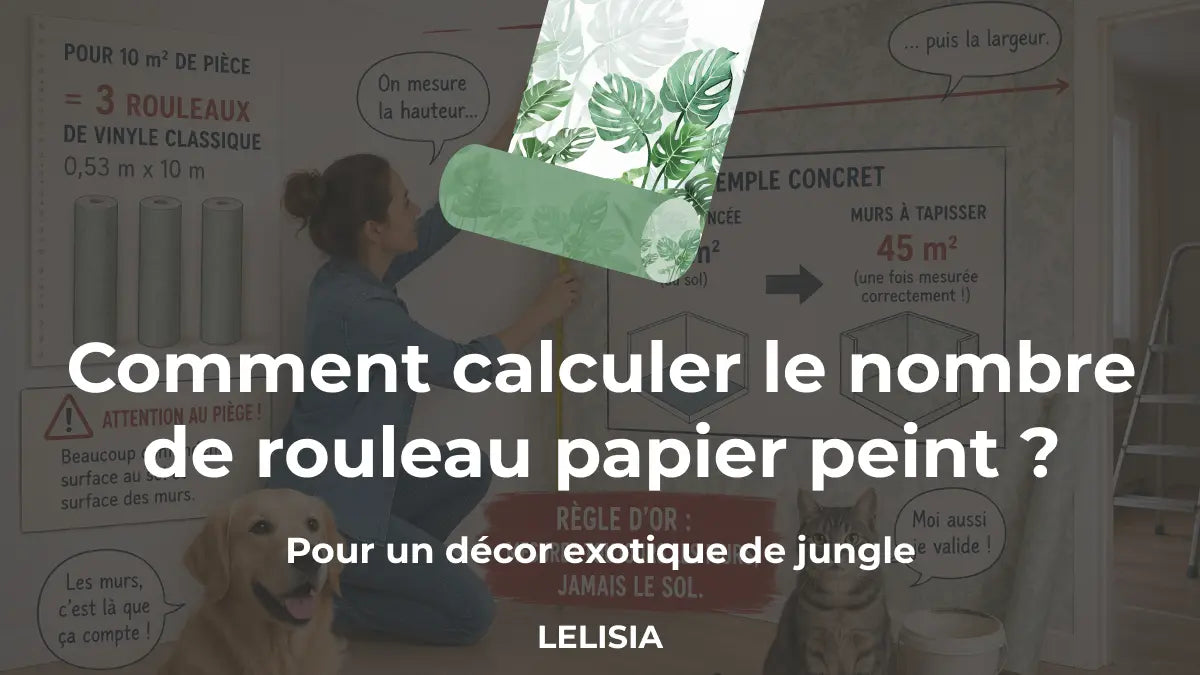 Comment calculer le nombre de rouleau papier peint ?
