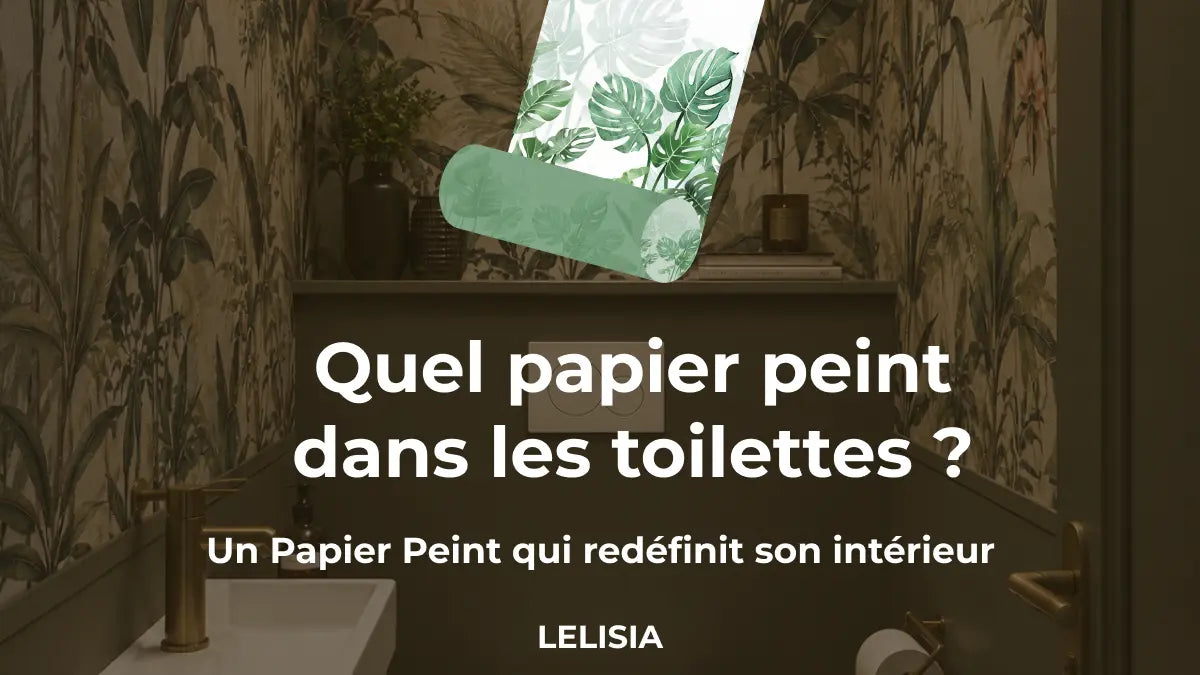 Quel papier peint dans les toilettes ?