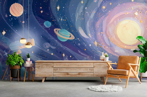Papier Peint Galaxie Astronomique