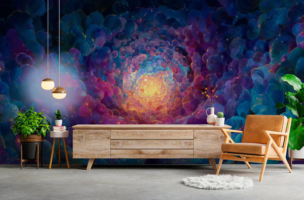 Papier peint Tapisserie Murale Espace Cosmique