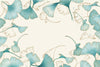 Papier peint feuilles de ginkgo vintage