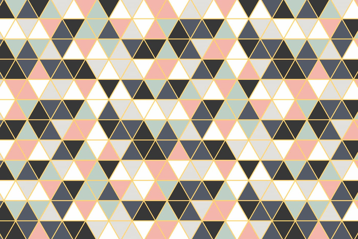 Papier peint 3D triangle