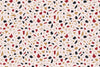 Papier peint géométrique terrazzo