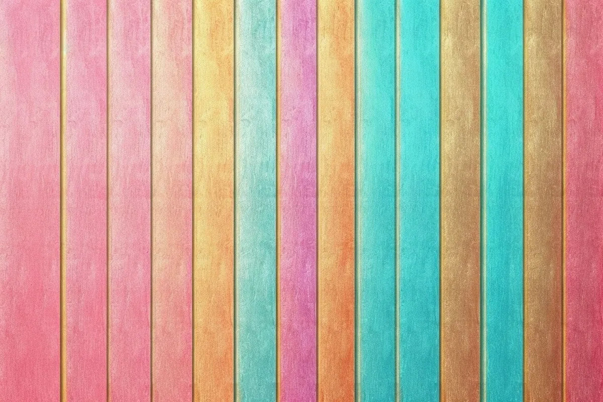 Papier peint enfant planches colorées