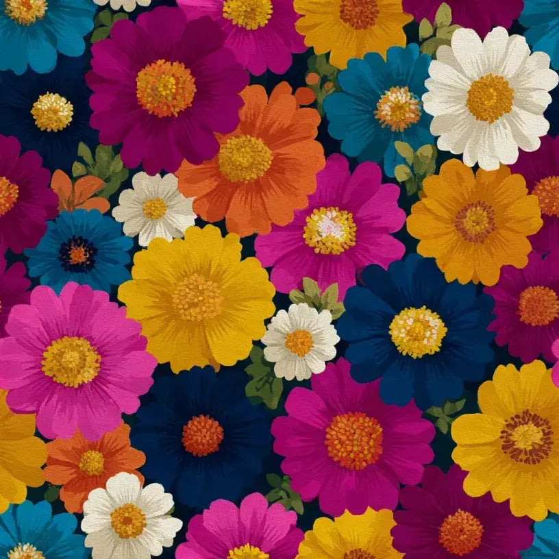 Rouleau de Papier Peint Vintage Fleuri aux Tons Multicolores déployé contre un mur blanc, révélant un motif botanique dense aux teintes ocre, rose poudré et vert sauge