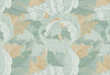 Papier peint feuillage vert clair