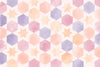 Papier peint enfant motifs géométriques étoilés