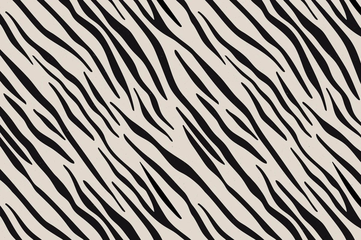 Papier peint motif zébre