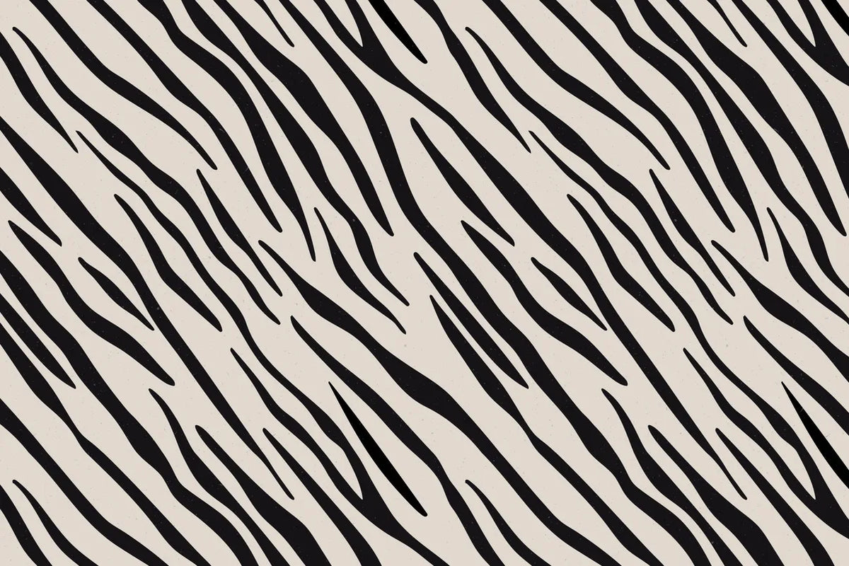 Papier peint motif zébre