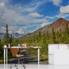 Papier peint Papier peint route en alaska crée une sereine