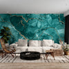 Papier peint Papier peint malachite abstrait inspiré italien