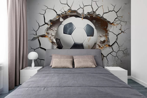 Papier peint Papier peint enfant ballon de foot cartoon dominantes sont moderne