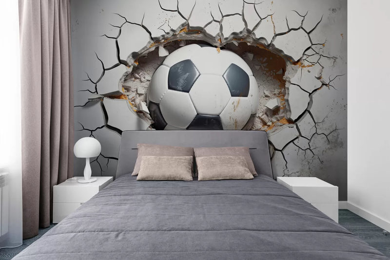 Papier peint Papier peint enfant ballon de foot cartoon dominantes sont moderne