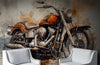Papier peint Papier peint graffiti bikers s'inspire du aquarelle