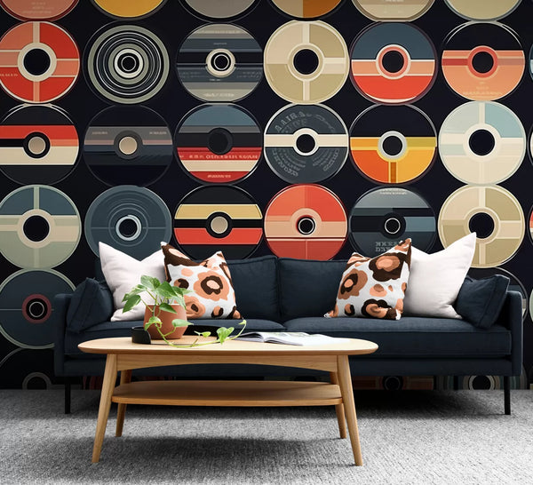 Papier peint Papier peint vinyle rétro de audacieux