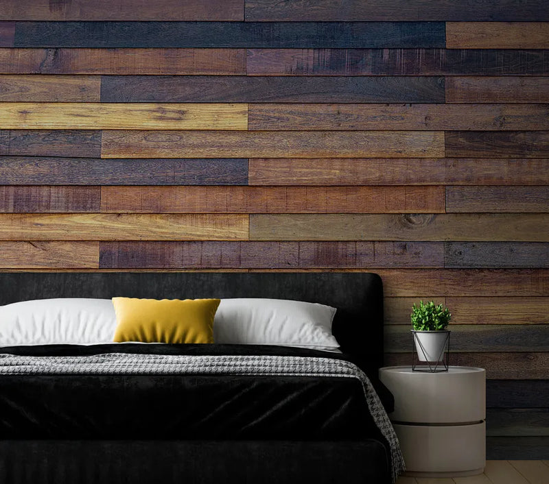 Papier peint Papier peint vieux bois de planches scandinave,