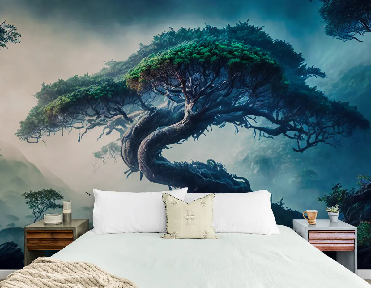 Papier peint Papier peint fantasy arbre de vie crée une zen
