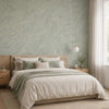 Papier Peint Marbre Brume de Sauge dans une chambre 