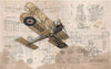 Papier peint croquis  avion